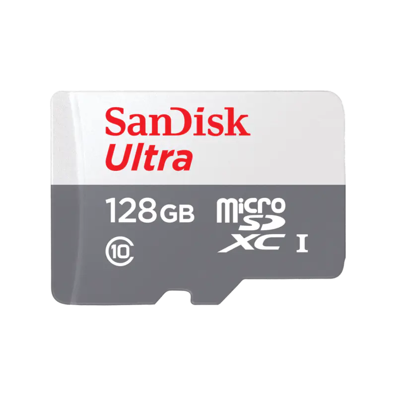 Memoria MicroSD SanDisk Ultra 128GB UHS-I U1 V10 100MB/s c/Adap