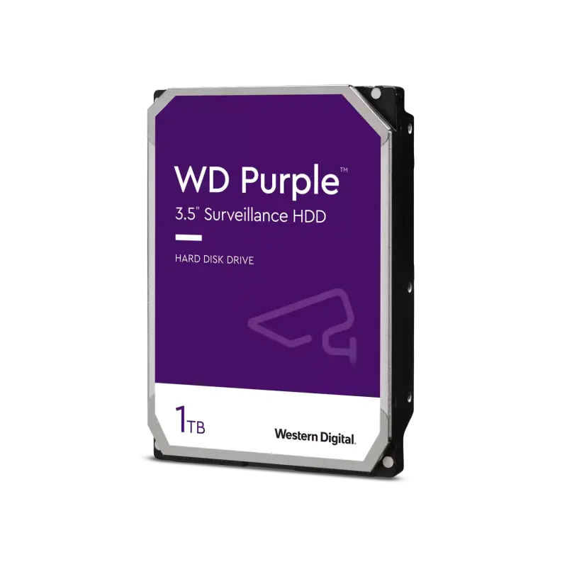 Disco Interno HDD WESTERN DIGITAL Purple 1TB 3.5" SATA 3.0 5400rpm