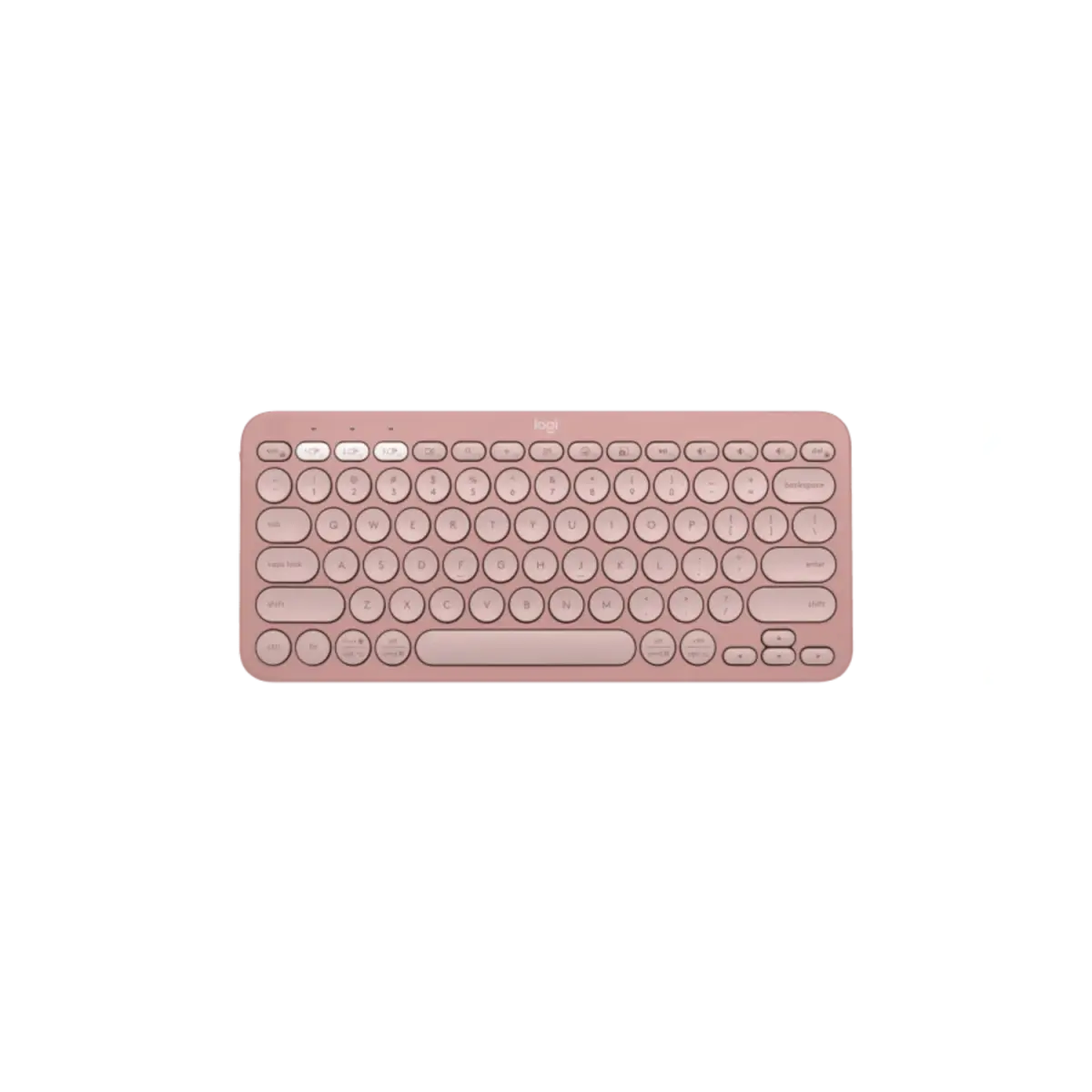 Teclado Inalámbrico Logitech Pebble 2 K380 Rosa