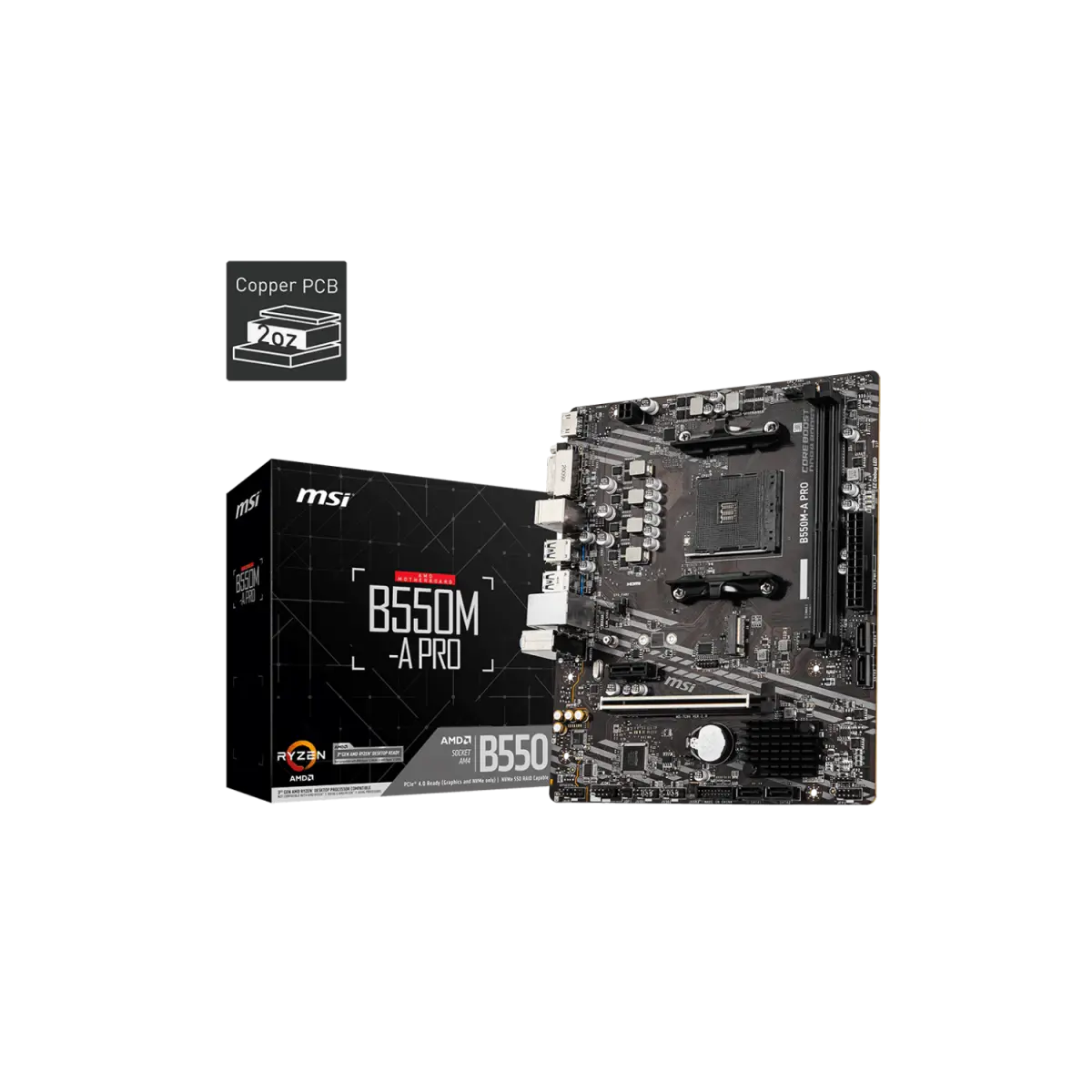 Motherboard MSI B550M-A PRO (AM4)