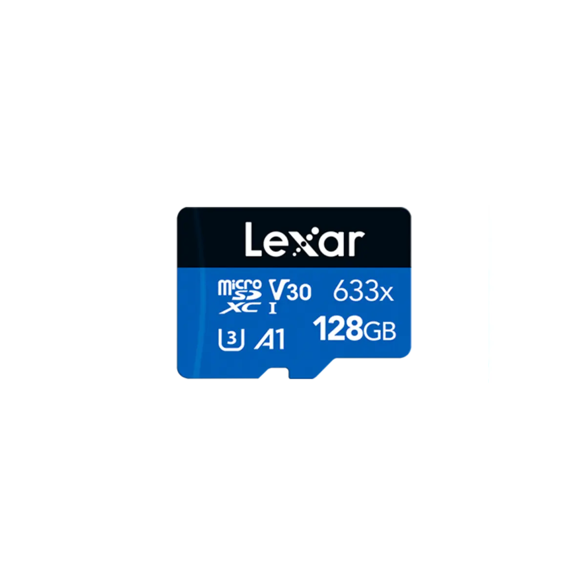 Tarjeta microSDXC Lexar  633x 128GB UHS-I C10 con adaptador