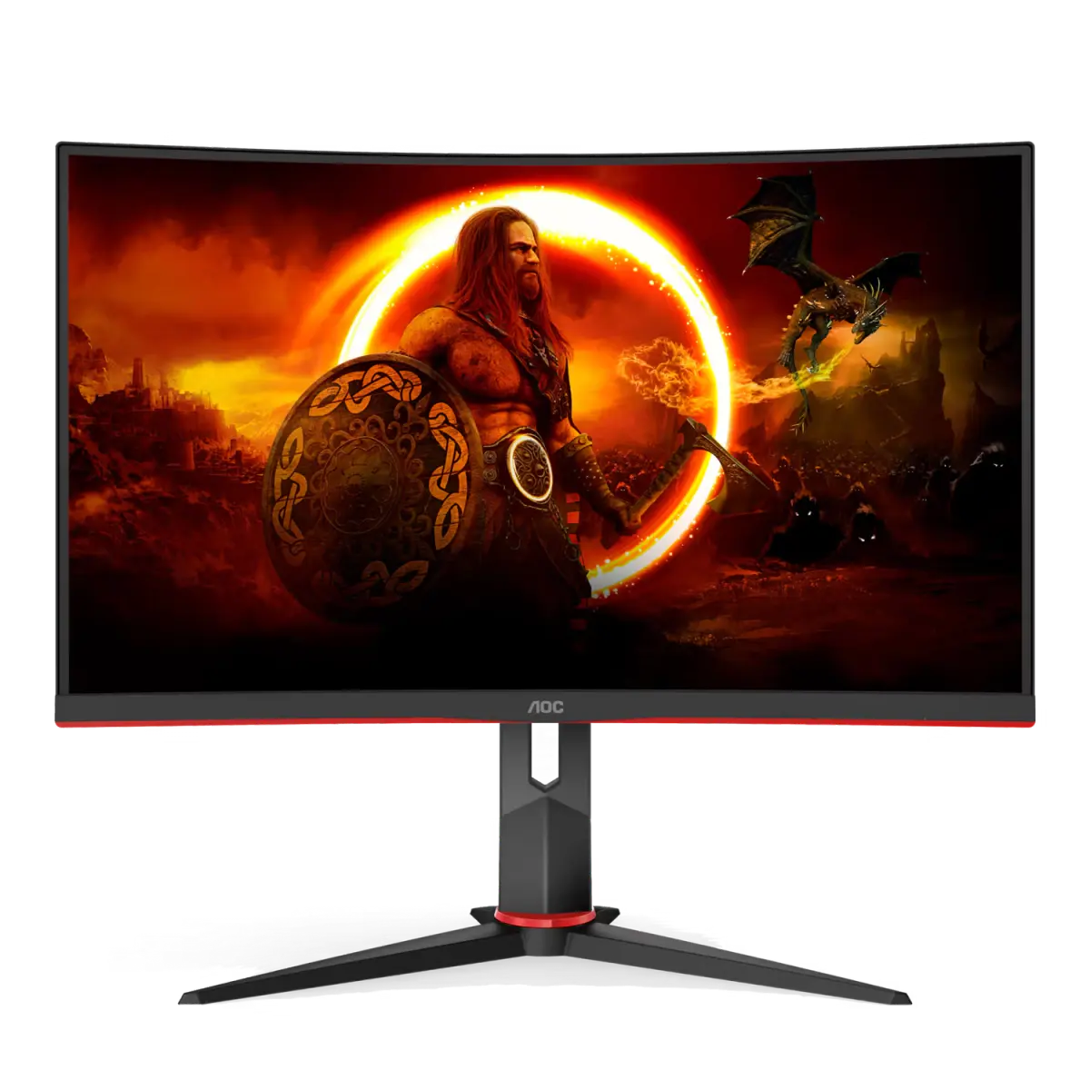 Monitor AOC C24G2 23,6" VA FHD (1920 x 1080) 165Hz 1ms Curved Gaming Ficha USA