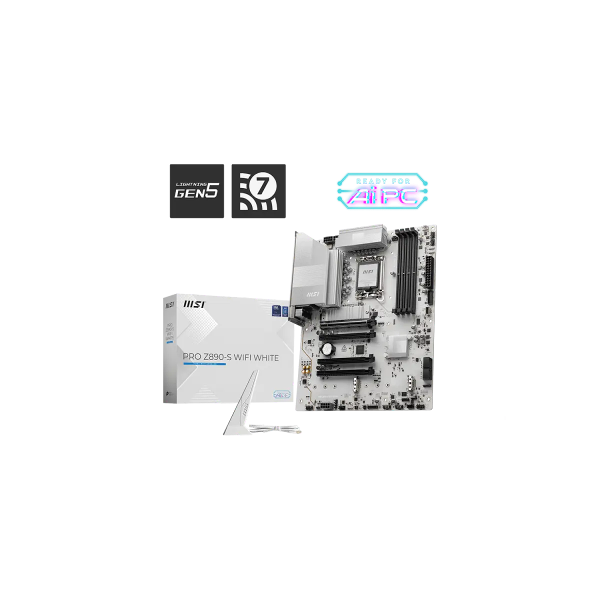 Motherboard MSI PRO Z890-S WIFI  WHITE LGA1851 DDR5
