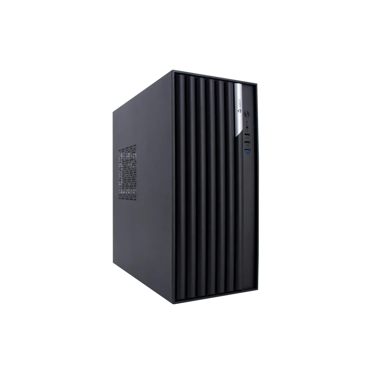 Gabinete Teros TE-1036S Mid Tower Fans 120cm c/Fuente 250W Black