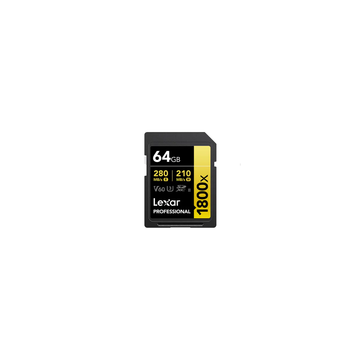 Tarjeta SDXC Lexar 1800X 64GB UHS-II  C10