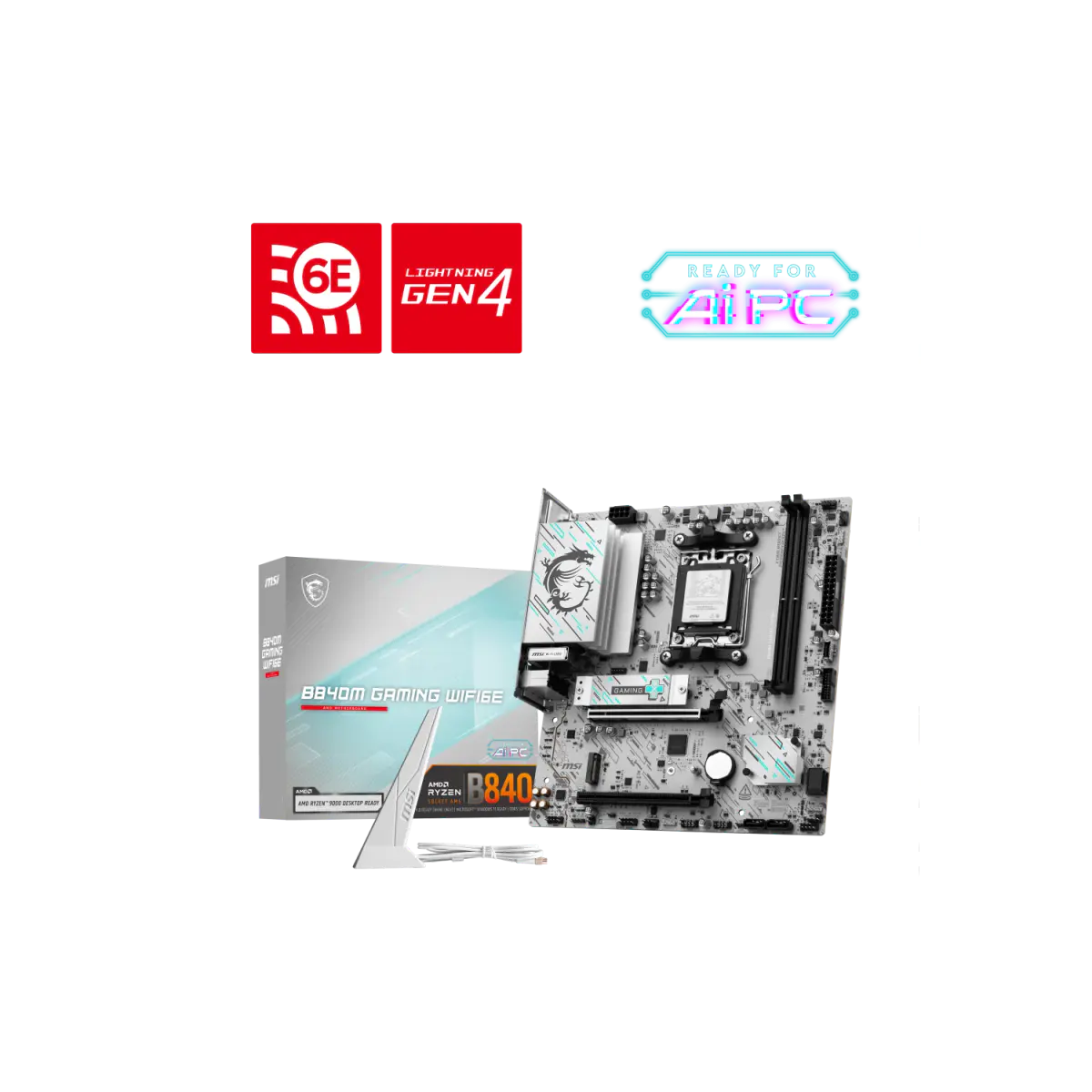 Motherboard MSI B840M GAMING WIFI6E AM5 DDR5