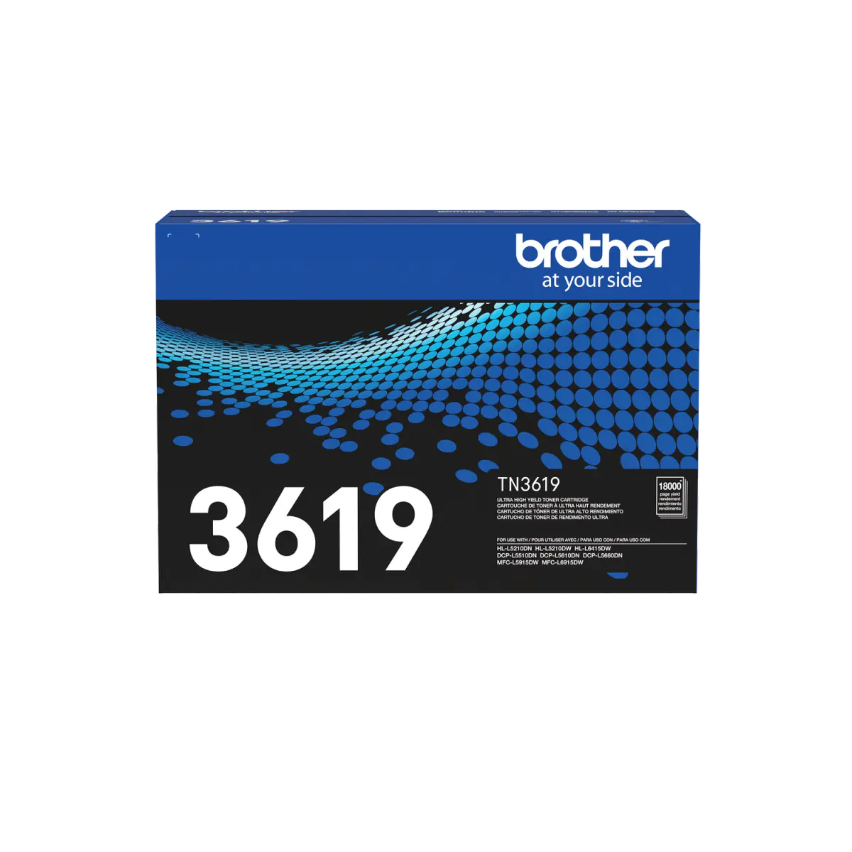 Tóner Brother TN3619 Negro