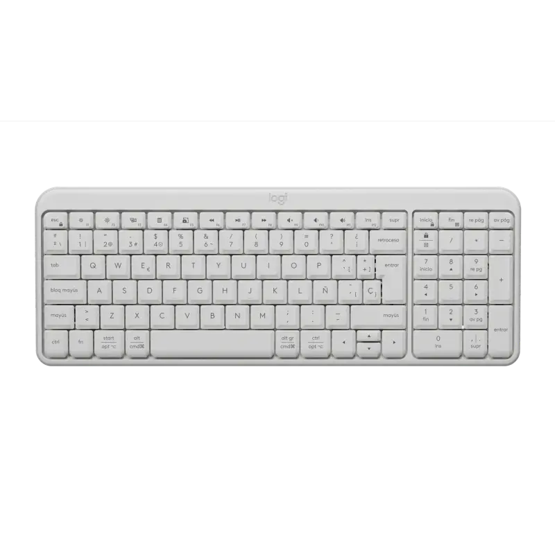 Teclado Bluettoth Logitech K250 Blanco