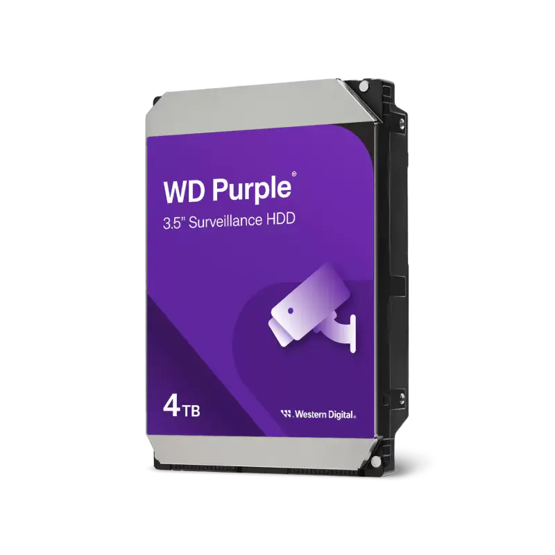 Disco Interno HDD WESTERN DIGITAL Purple 4TB 3.5" SATA 3.0 128MB 5400rpm
