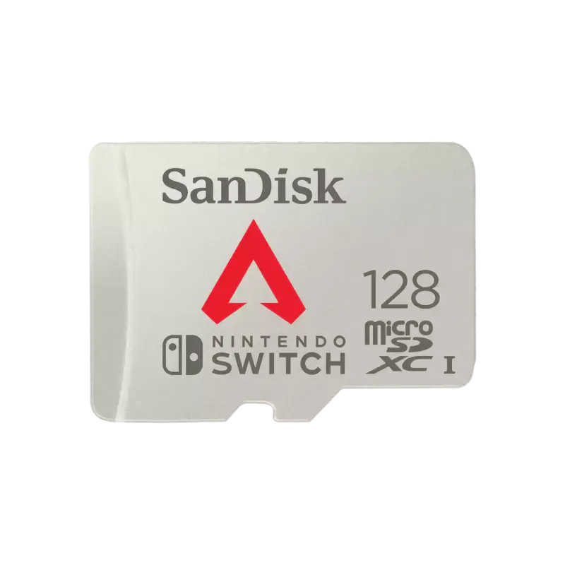 Tarjeta de Memoria Sandisk MicroSDXC 128GB UHS-I Card C10 U3 100Mb for Nintendo Switch Apex Legends Edition