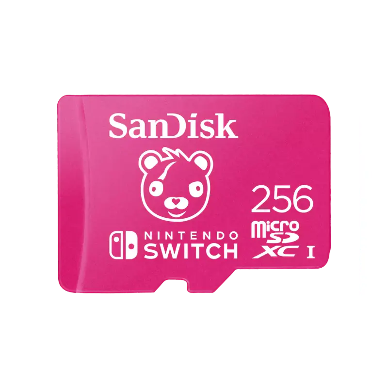 Tarjeta de Memoria Sandisk MicroSDXC 256GB UHS-I Card C10 U3 100Mb for Nintendo Switch Fortnite Edition