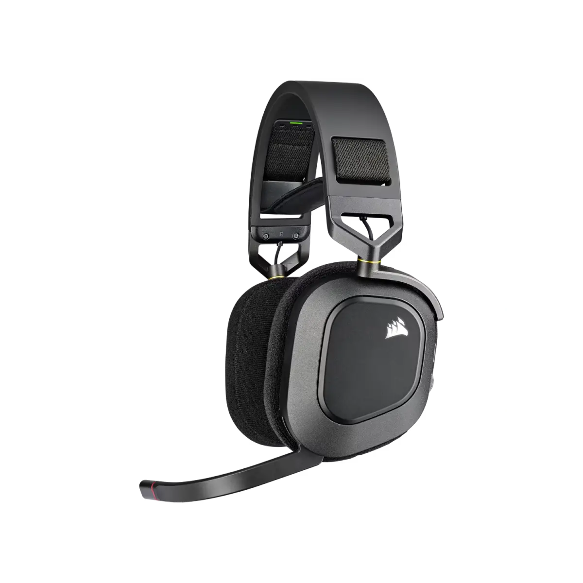 Auricular gaming Corsair HS80 RGB wireless con audio espacial - carbón