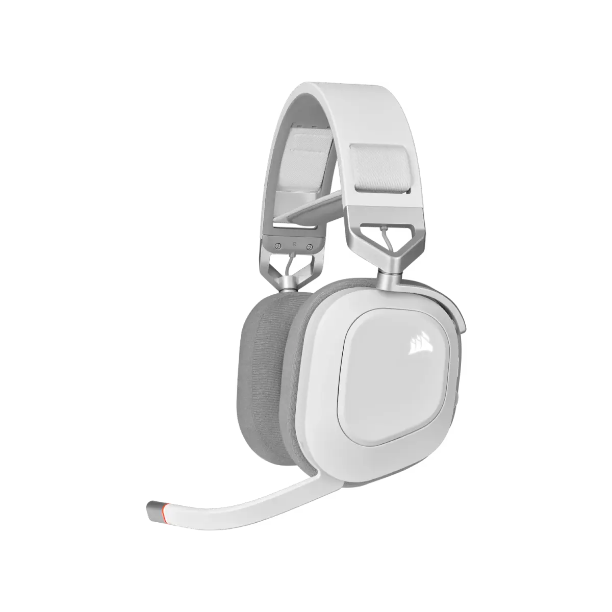 Auriculares gaming CORSAIR HS80 RGB WIRELESS con audio espacial - blanco
