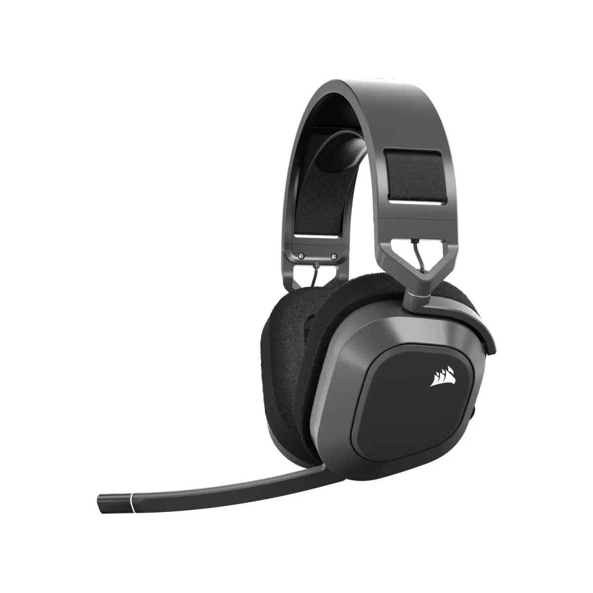 Auriculares gaming CORSAIR HS80 MAX WIRELESS, gris acero