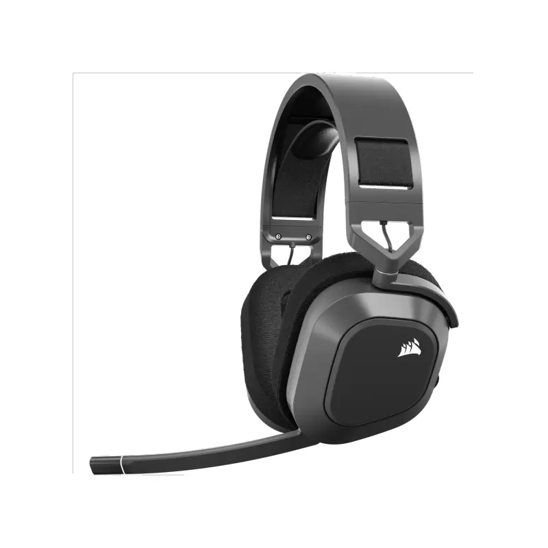 Auriculares gaming CORSAIR HS80 MAX WIRELESS, gris acero