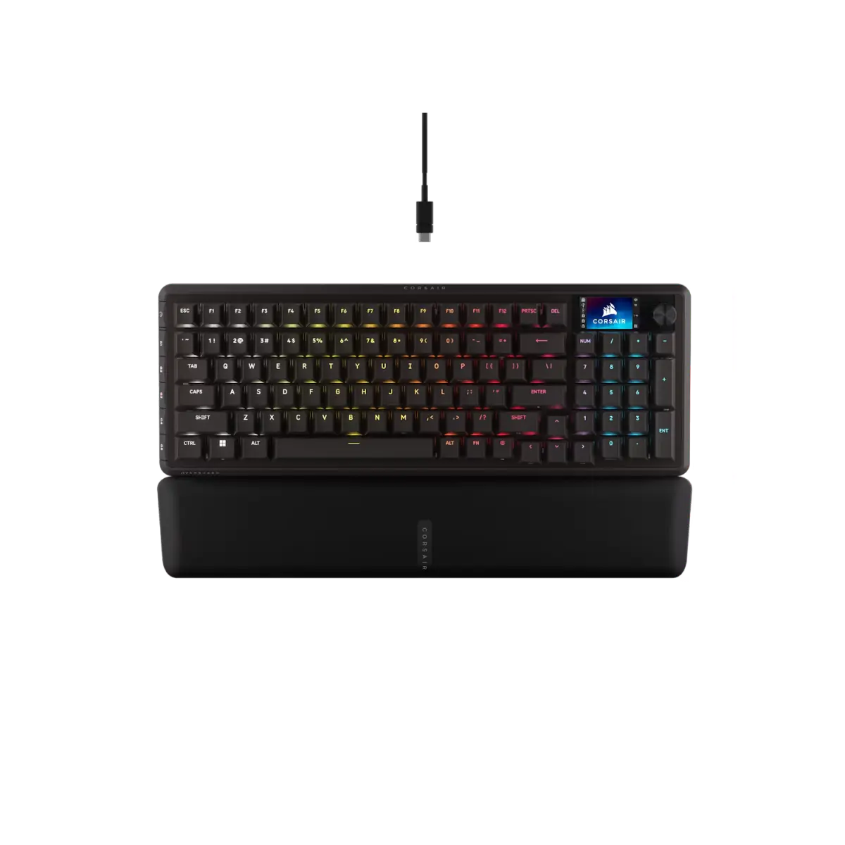 Teclado gamer mecanico Corsair Vanguard 96 MLX Plasma