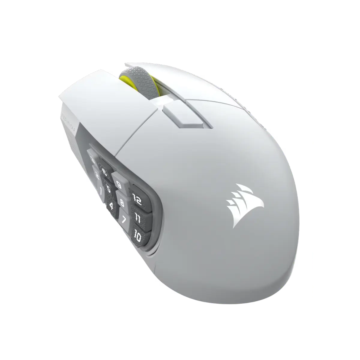 Mouse gamer CORSAIR MMO SCIMITAR ELITE Wireless SE, blanco