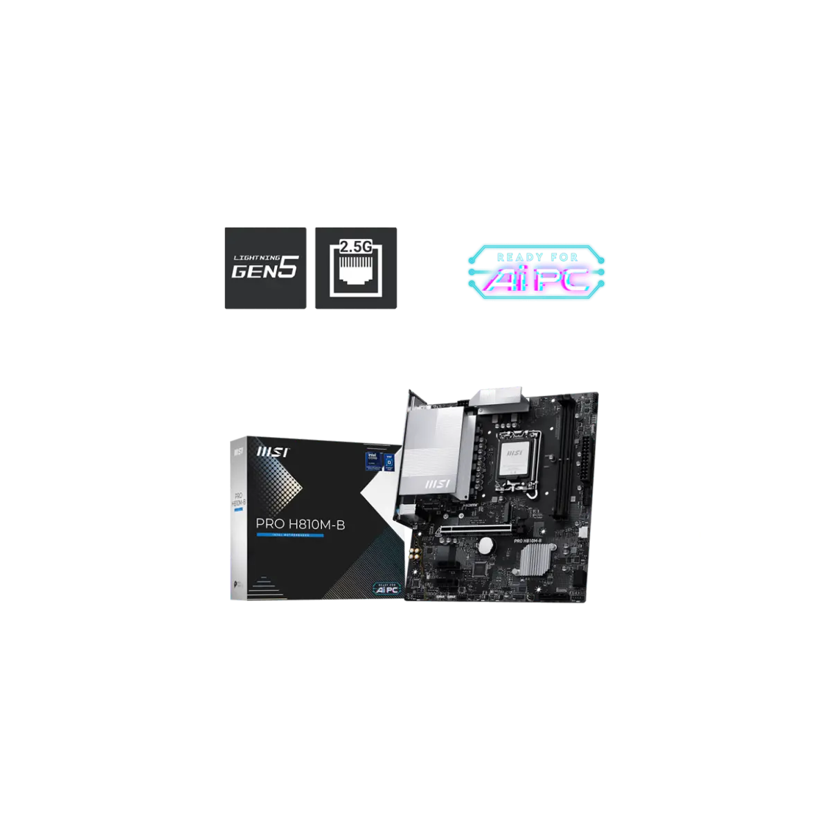 Motherboard MSI PRO H810M-B LGA 1851 DDR5