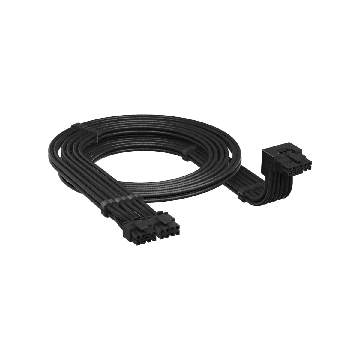 Cable estilo A de 12 V y 2 x 6 de 90° para fuente de alimentación tipo 5 de CORSAIR