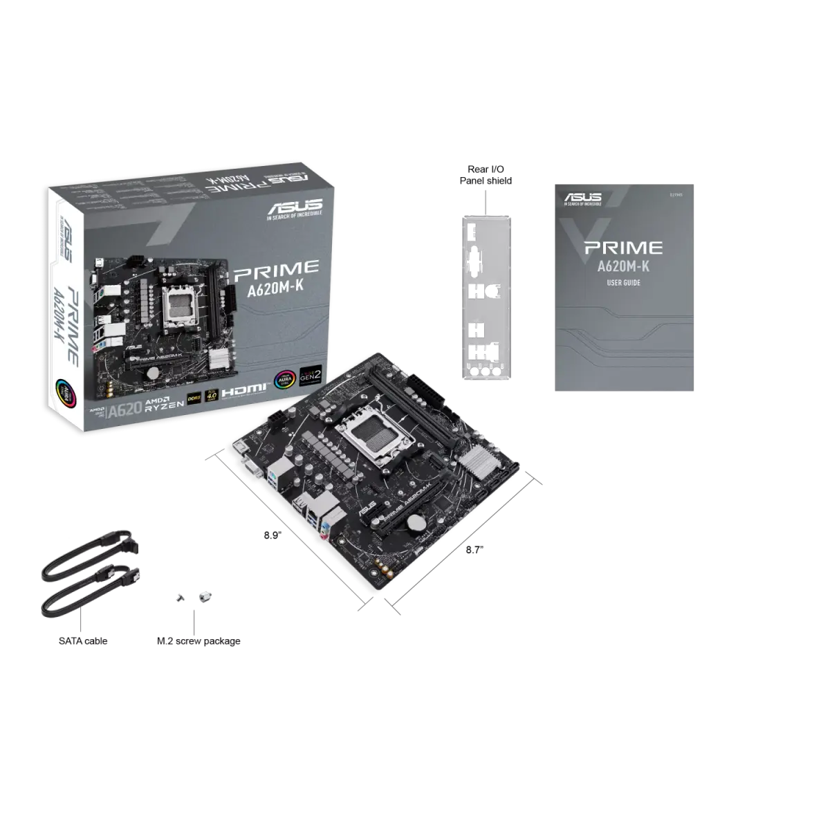 Motherboard ASUS PRIME A620M-K AM5 DDR5