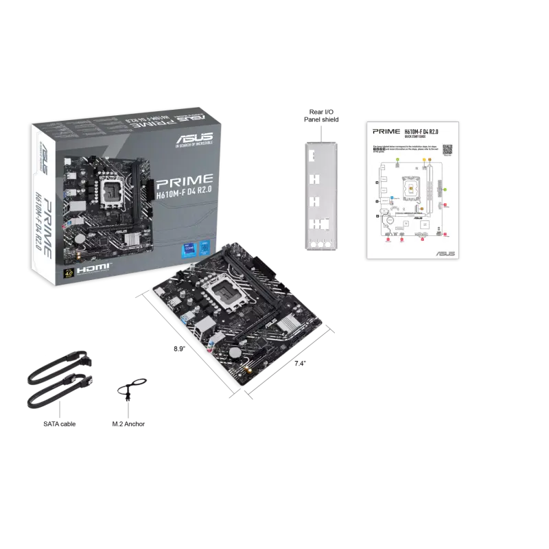 Motherboard ASUS PRIME H610M-F D4 R2.0 LGA 1700 DDR4