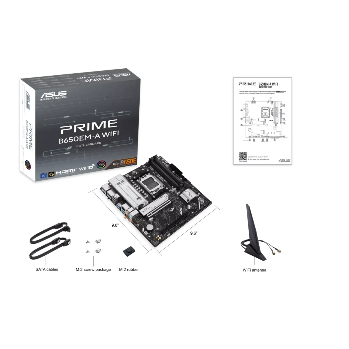 Motherboard ASUS PRIME B650EM-A WIFI AM5 DDR5