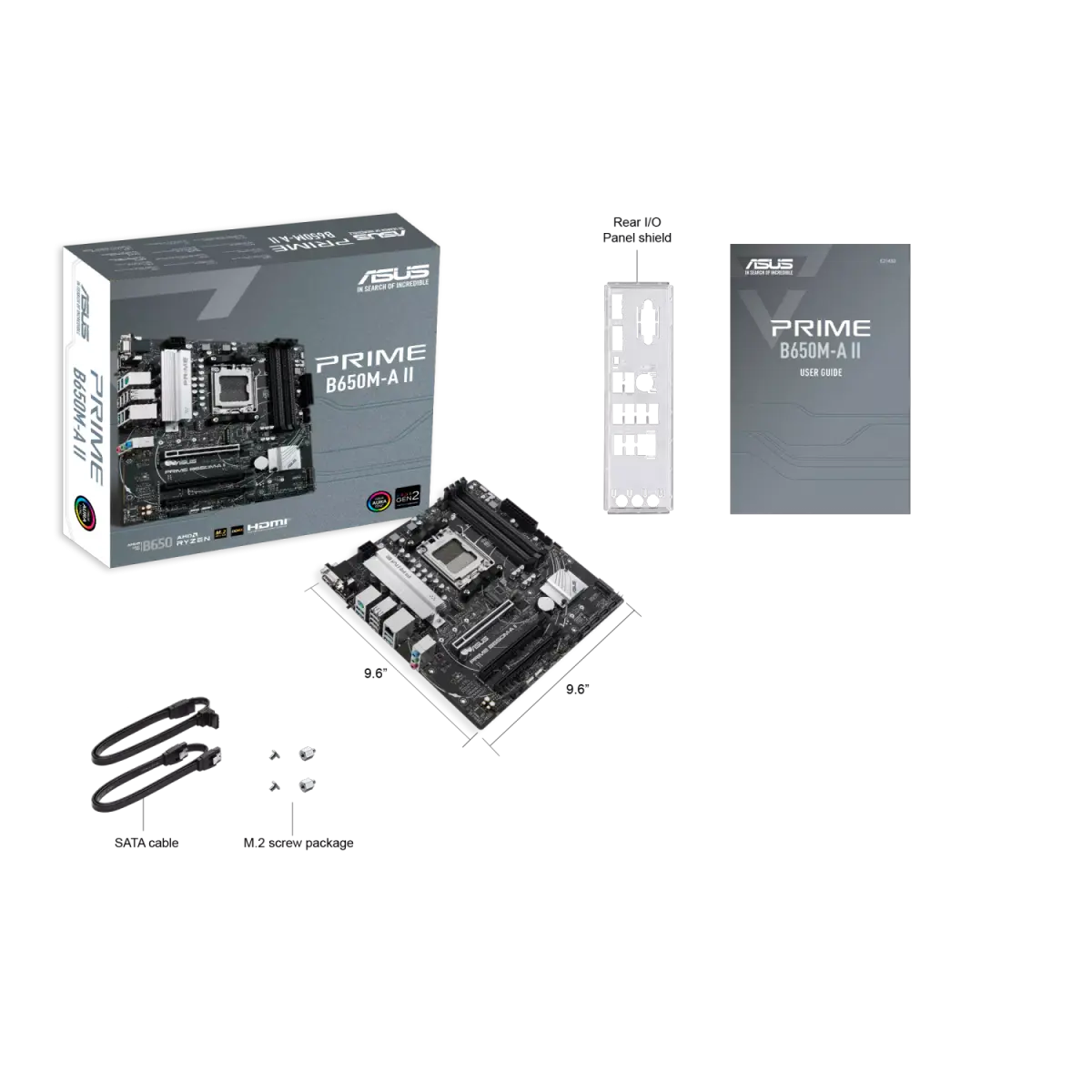 Motherboard ASUS PRIME B650M-A II AM5 DDR5