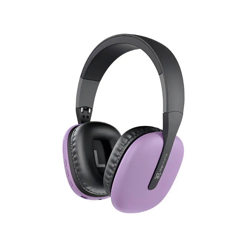 Auricular Klip Xtreme Vincha Inalámbrico 25Hs plegable púrpura