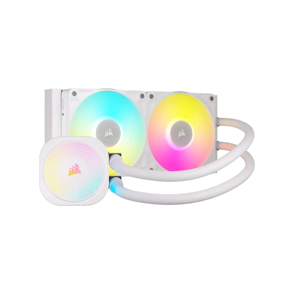 Liquid cooler CORSAIR iCUE LINK TITAN 240 RX RGB Blanco