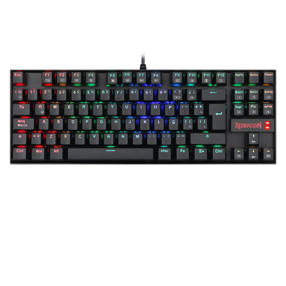 Teclado Redragon Kumara K552 RGB Negro