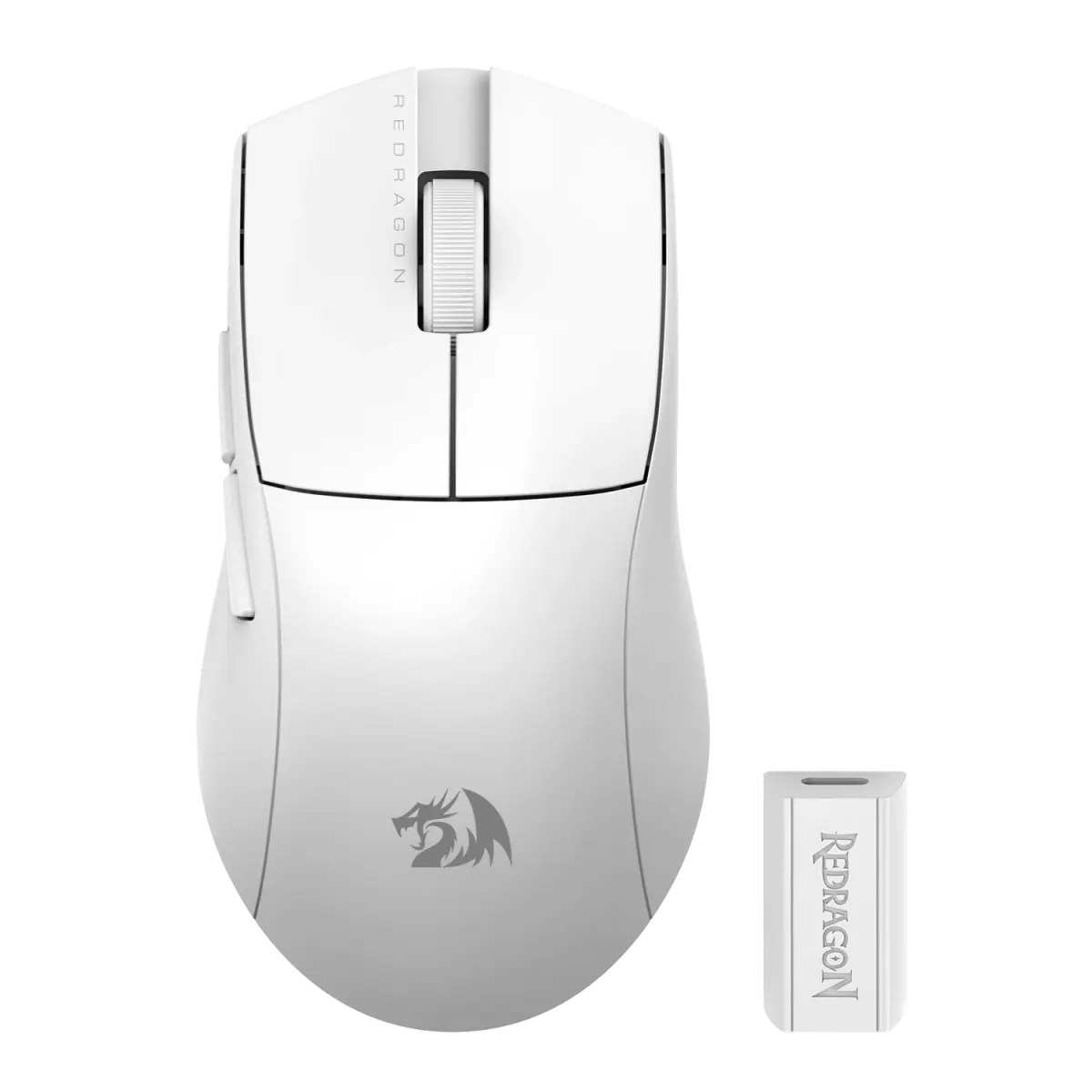 Mouse Inalámbrico Redragon King M916 Pro 4K Blanco