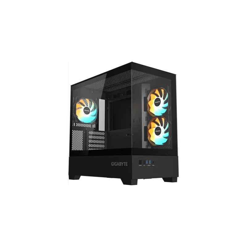 Gabinete GIGABYTE C201 PANORAMIC NEGRO Mid Tower S/Fuente