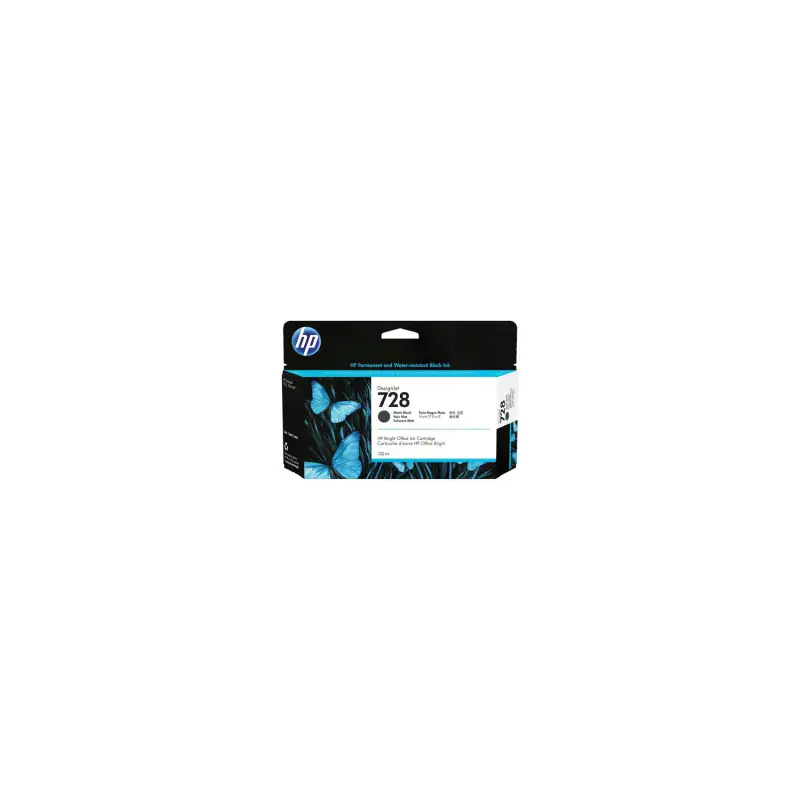 Cartucho de Tinta  Plotter HP 728 Negro Mate