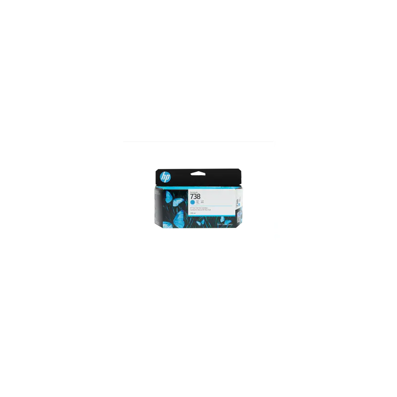 Cartucho de Tinta  Plotter HP 738  Cian