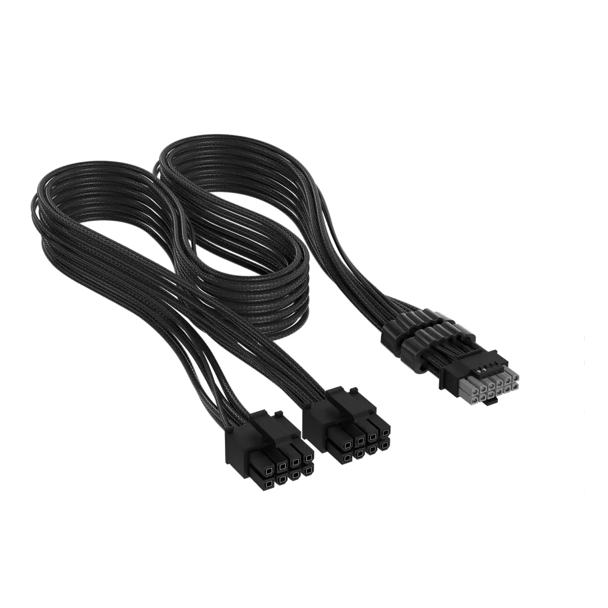 Cable Premium con funda 2x 8-Pin PCIe 12V y 2x6 600W Type 4 Negro