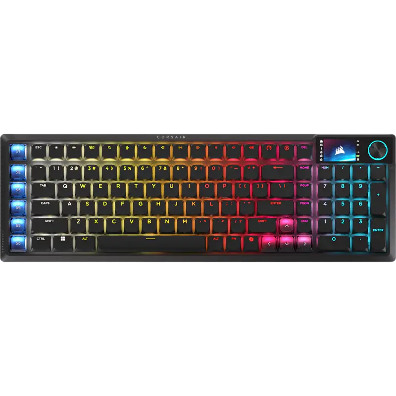 Teclado gamer CORSAIR Vanguard Air 99 Inalámbrico Low Profile Optical-Mechanical RGB LED Negro