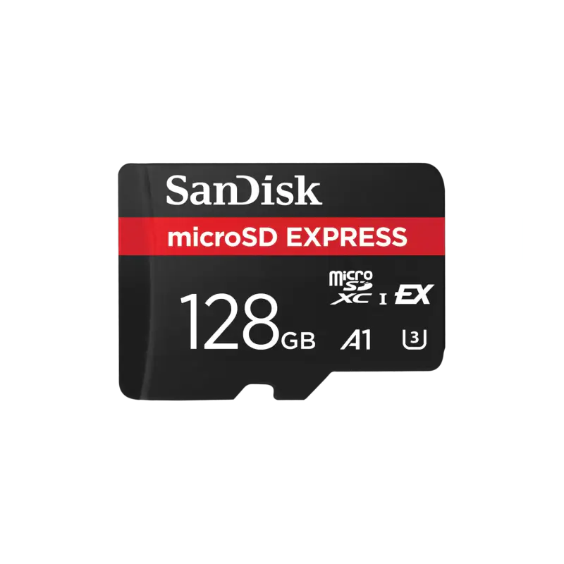 Tarjeta de Memoria SanDisk microSDXC Express 128GB PCIe Gen3 NVMe 880MB/s