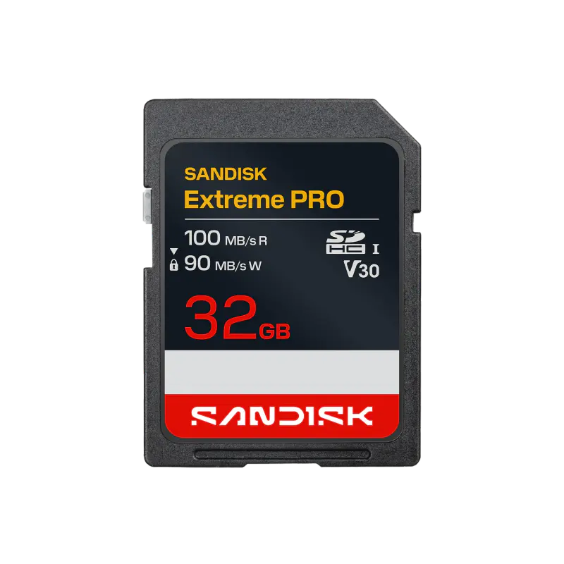 Tarjeta de Memoria SanDisk Extreme PRO SDHC 32GB UHS-I U3 V30 4K UHD 100MB/s