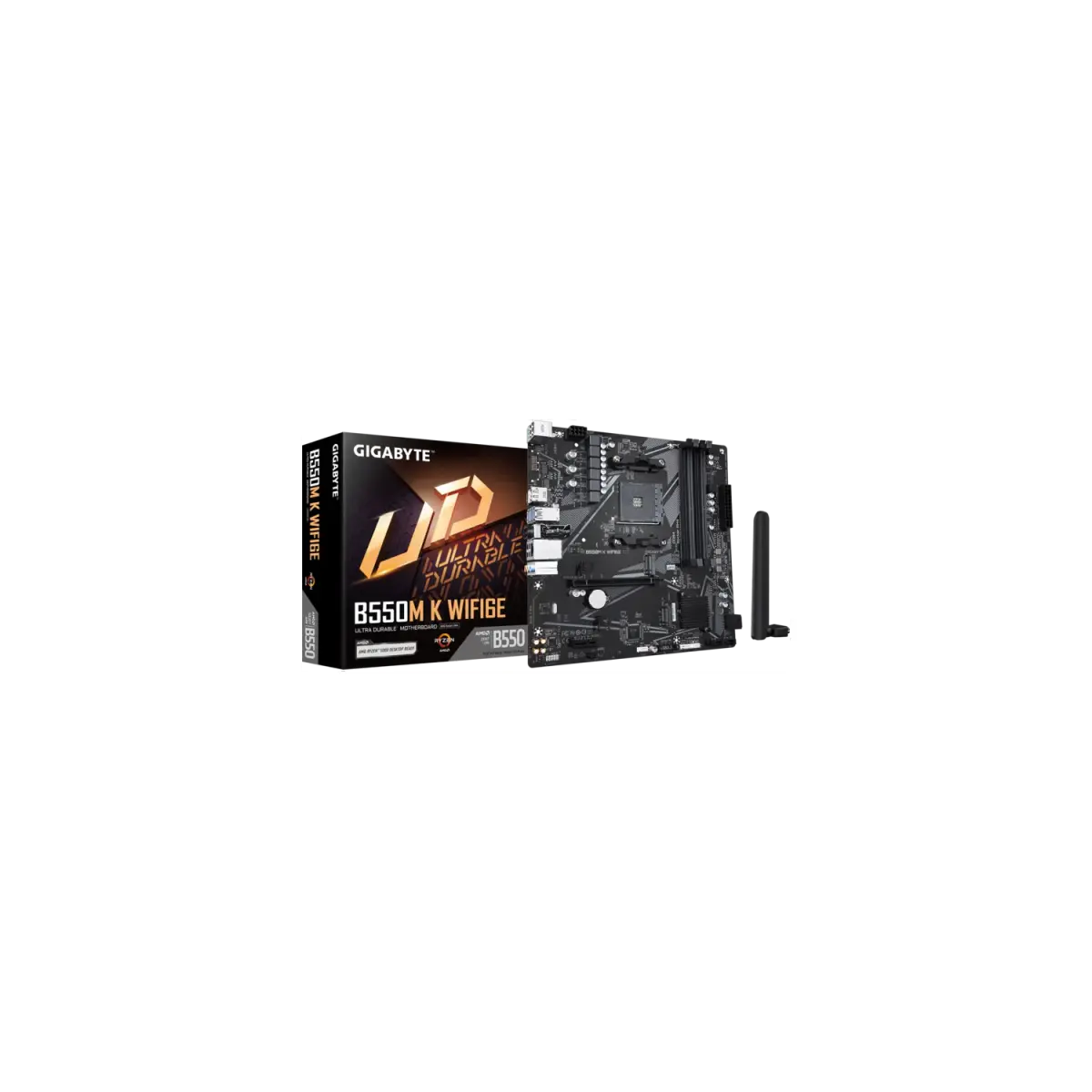 Motherboard GIGABYTE B550M K WIFI6E AM4 DDR4