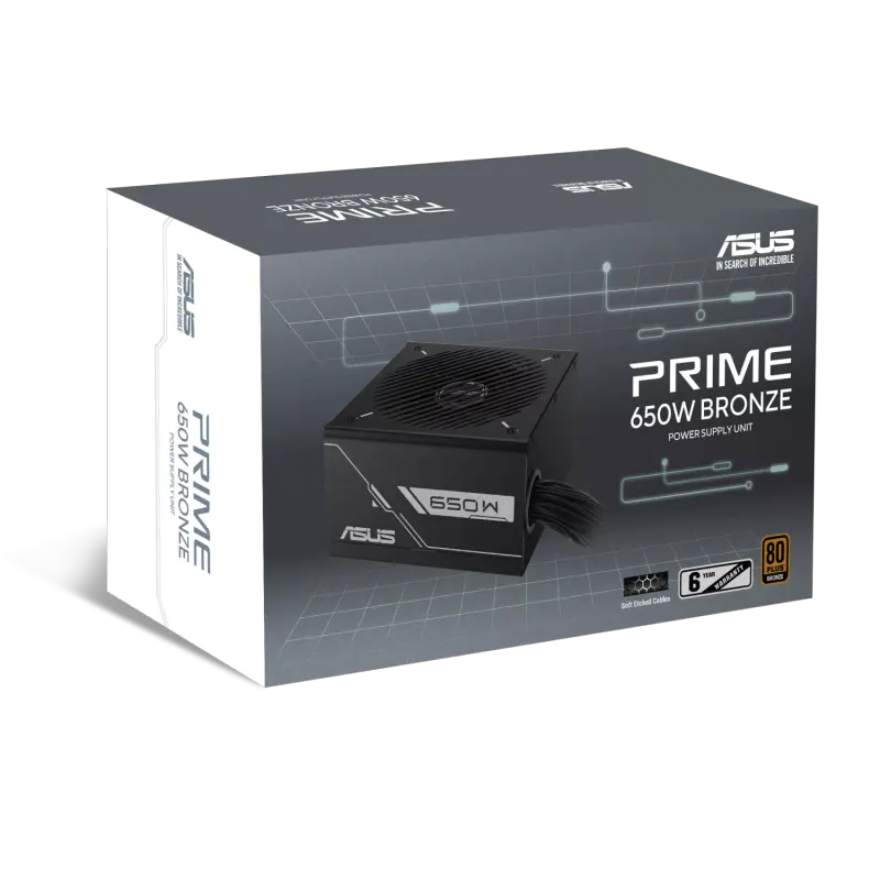 Fuente ASUS PRIME 650W BRONZE BLACK