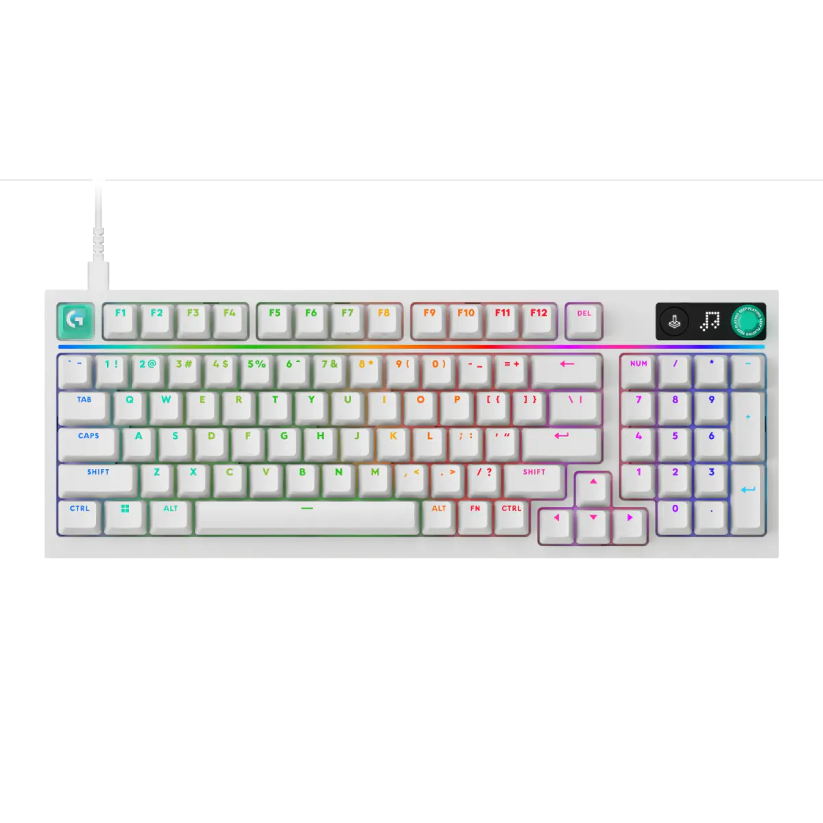 Teclado Logitech G316 X 98 Blanco