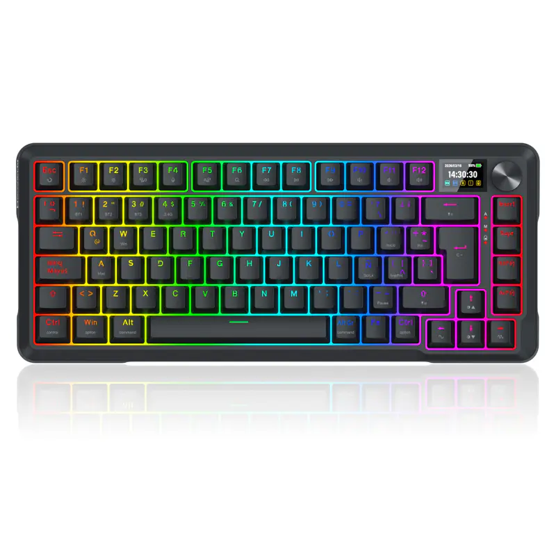 Teclado Inalámbrico Redragon Ucal LCD Pro K724 RGB
