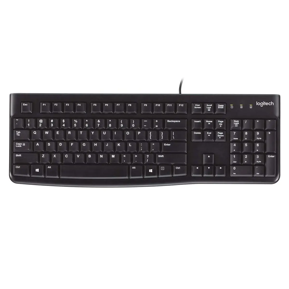 Teclado c/Cable Logitech K120 Negro
