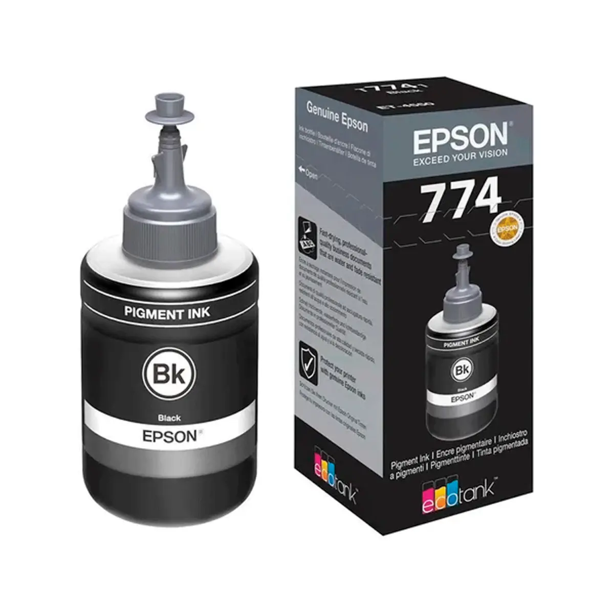 Botella de Tinta Epson 774 Negra