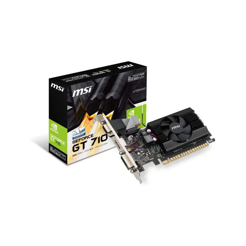 Placa de Video MSI NVIDIA GeForce GeForce GT 710 2GD3 LP
