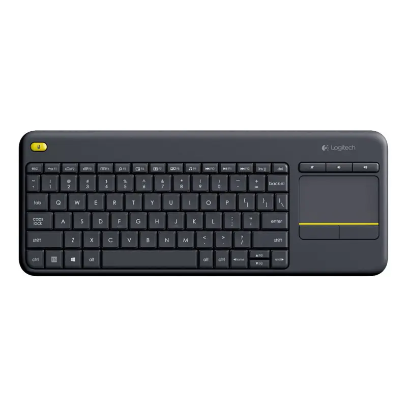 Teclado Inalámbrico Logitech K400 Plus Negro