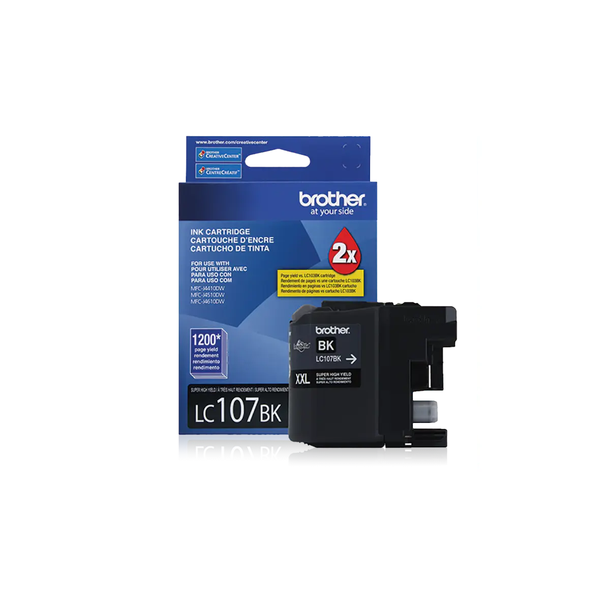 Cartucho tinta LC107BK Negra