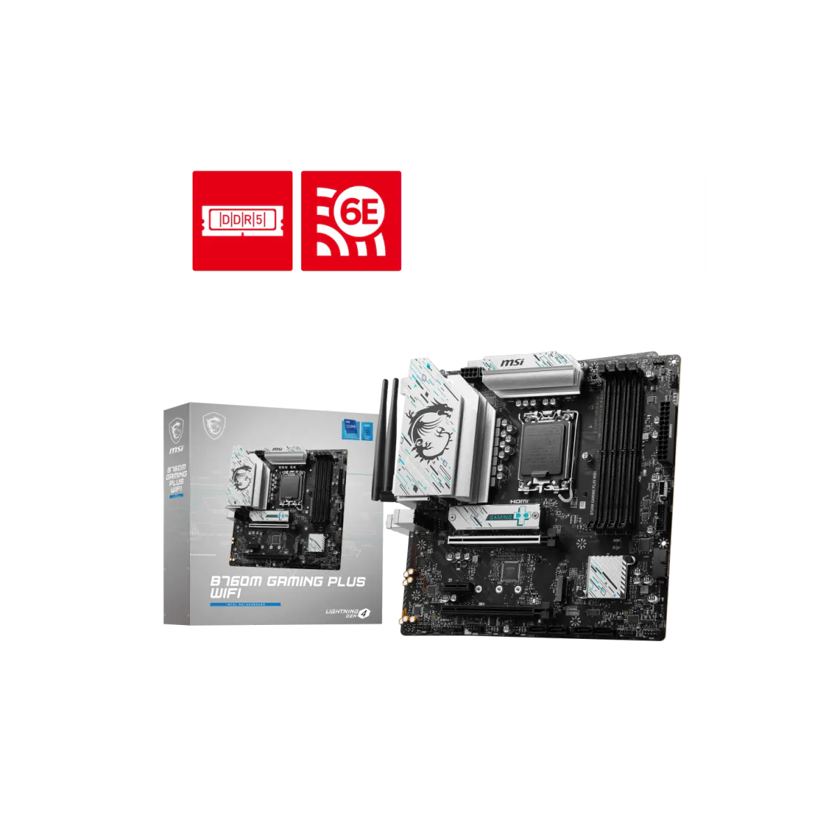 Motherboard MSI B760M GAMING PLUS WIFI DDR5 LGA1700