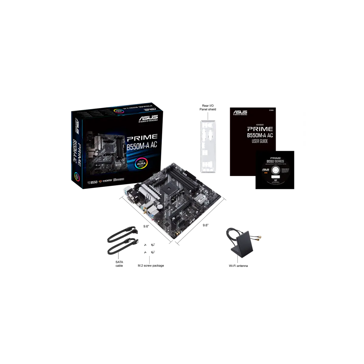 Motherboard ASUS PRIME B550M-A AC AM4 DDR4