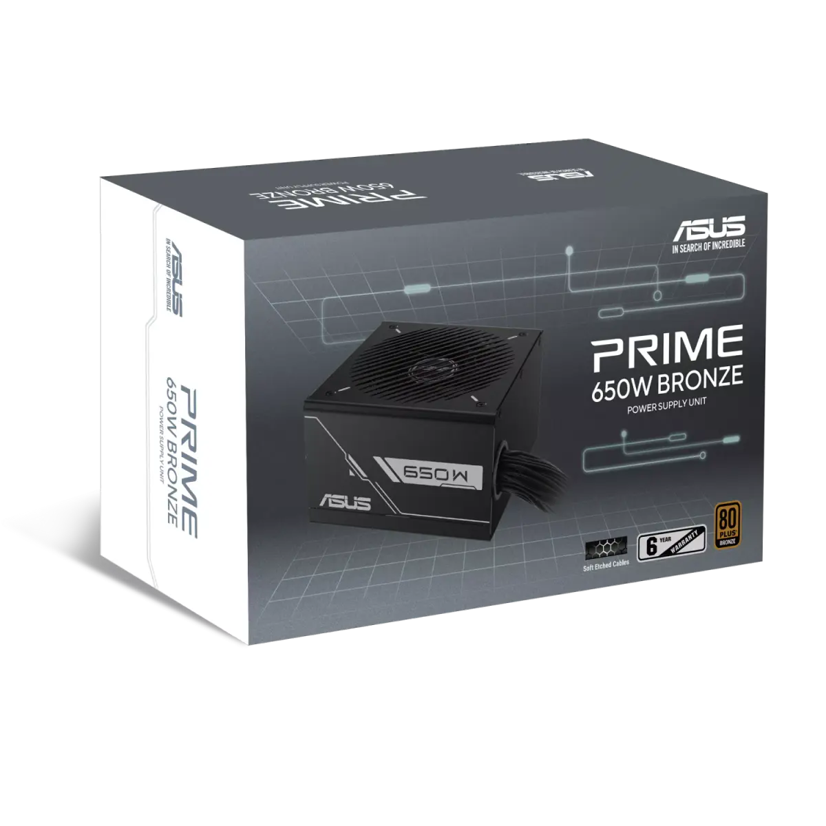 Fuente ASUS PRIME 650W BRONZE BLACK